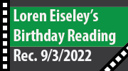 Loren Eiseley's 115th Birthday Reading - Sept. 2022